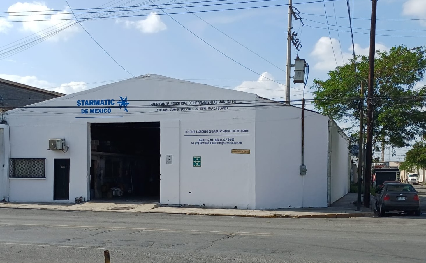 Fachada de la planta STARMATIC de México en Monterrey, Nuevo León